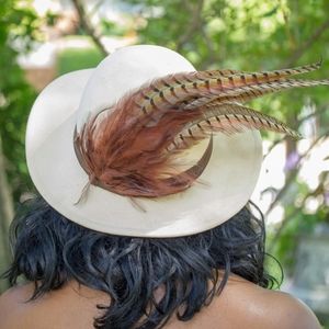 Ivory Wool vintage hat